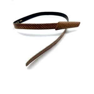 Sheka Genuine Snake Skin Belt w/ Unique Buckling System Size M 28-31"
